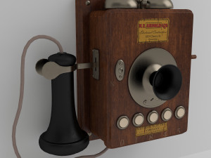 telephone 3D मॉडल