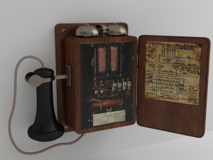 telephone 3D मॉडल