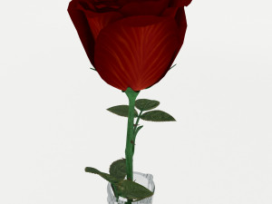 rose vase 3D Model