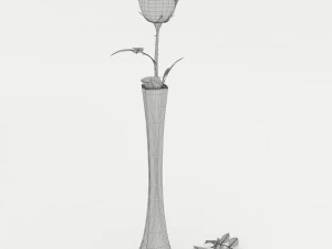 rose vase 3D Model