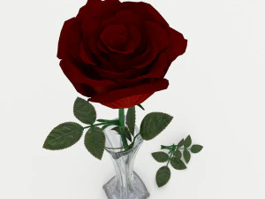 rose vase 3D Model