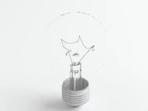 bulb light 1 3D Model