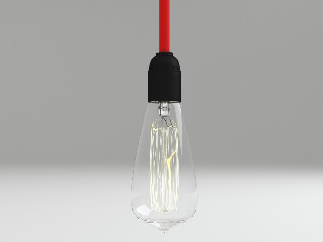 bulb light 3 3D Модель .c4d .max .obj .3ds .fbx .stl .blend 