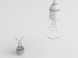 bulb light 4 3D मॉडल