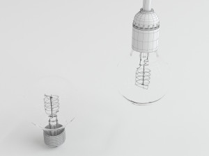bulb light 5 3D Model