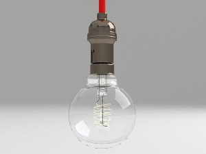 bulb light 6 3D Model