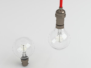 bulb light 6 Model 3D