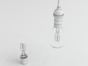 bulb light 6 Model 3D