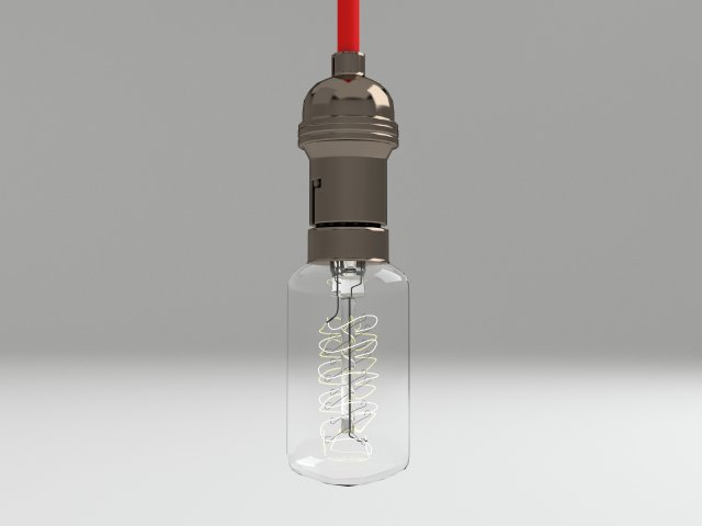 bulb light 8 Model 3D .c4d .max .obj .3ds .fbx .stl .blend 