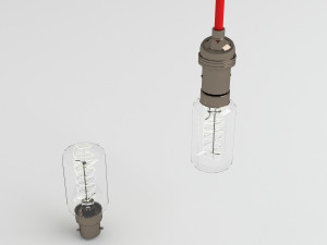 bulb light 8 Model 3D