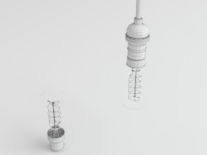 bulb light 8 Model 3D