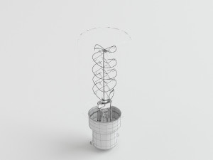 bulb light 8 Model 3D
