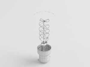 bulb light 8 3D Model