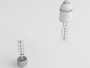 bulb light 12 3D Модель