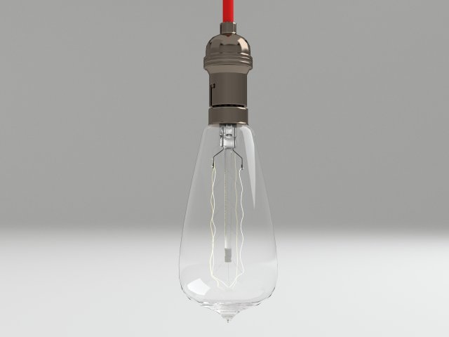 bulb light 14 3D Model .c4d .max .obj .3ds .fbx .stl .blend 