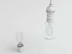 bulb light 16 3D-Modell