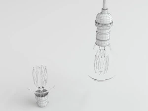 bulb light 16 3D Model