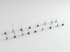 bulbs composition 3D Model