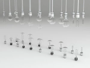 bulbs composition 3D Model