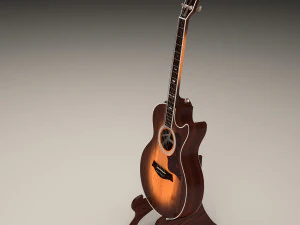 acoustic guitar 3D Model
