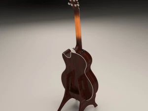 acoustic guitar 3D Model