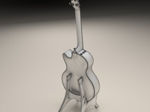 acoustic guitar 3D 모델