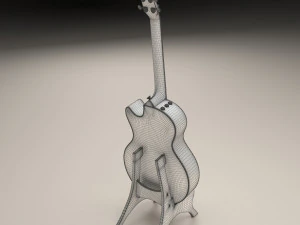 acoustic guitar 3D Model