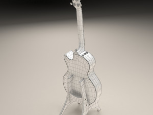 acoustic guitar 3D 모델