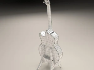 acoustic guitar 3D Model