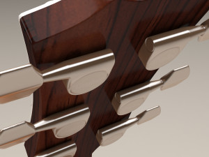 acoustic guitar 3D 모델