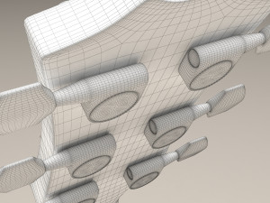 acoustic guitar 3D 모델