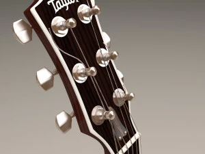 acoustic guitar 3D Model