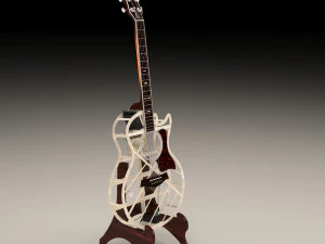 acoustic guitar 3D Model