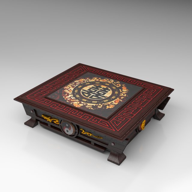 coffee table 01 Modelo 3D .c4d .max .obj .3ds .fbx .stl .blend 