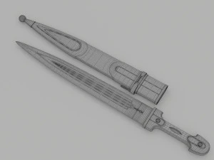 dagger 1 3D Model