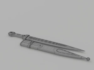 dagger 1 3D Model
