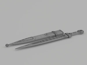 dagger 1 3D Model