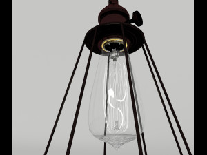 industrial pendant lamp 1 3D मॉडल