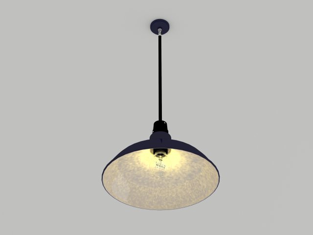 industrial pendant lamp 2 Modelo 3D .c4d .max .obj .3ds .fbx .stl .blend 