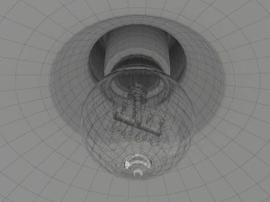 industrial pendant lamp 2 3D Model