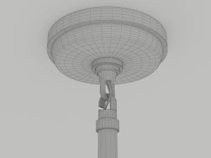 industrial pendant lamp 2 3D Model