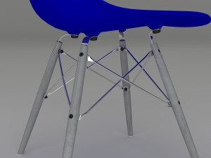 dining chair 001 Model 3D