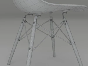 dining chair 001 3D Model