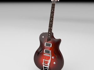 electric guitar Modèle 3D