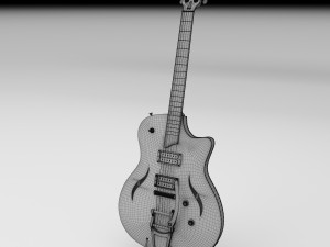 electric guitar 3D Модель