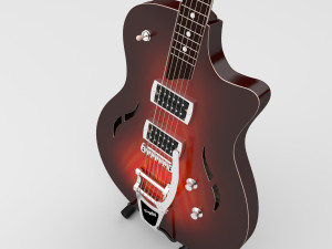 electric guitar 3D Модель