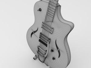 electric guitar 3D Модель