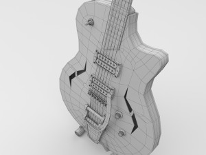 electric guitar 3D Модель