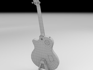 electric guitar 3D Модель