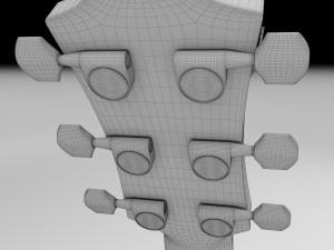 electric guitar 3D Модель